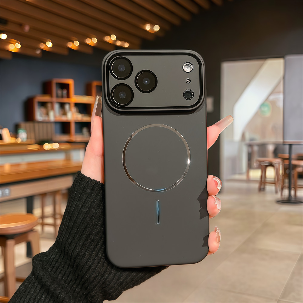 Ốp điện thoại từ tính vỏ cứng chất lượng cao cho iPhone 17 Pro Max 12 13 14 15 16 pro max Air 15 16 plus Bảo vệ ống kính chống rơi Vỏ cứng Vỏ điện thoại