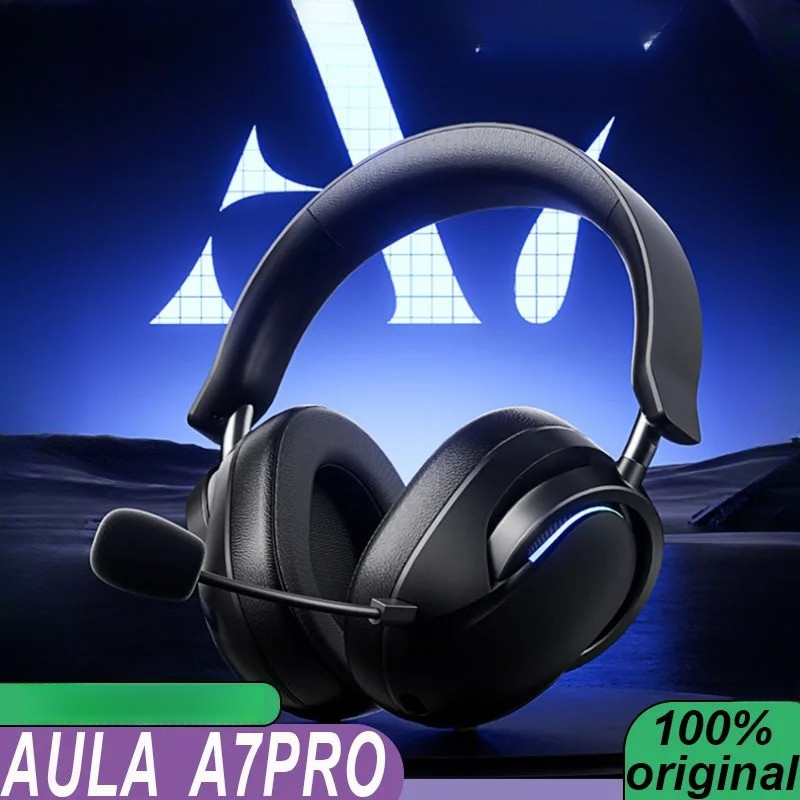 AULA A7 Pro Esports Headphones Wireless Four Mode 1500mAh Battery RGB ...