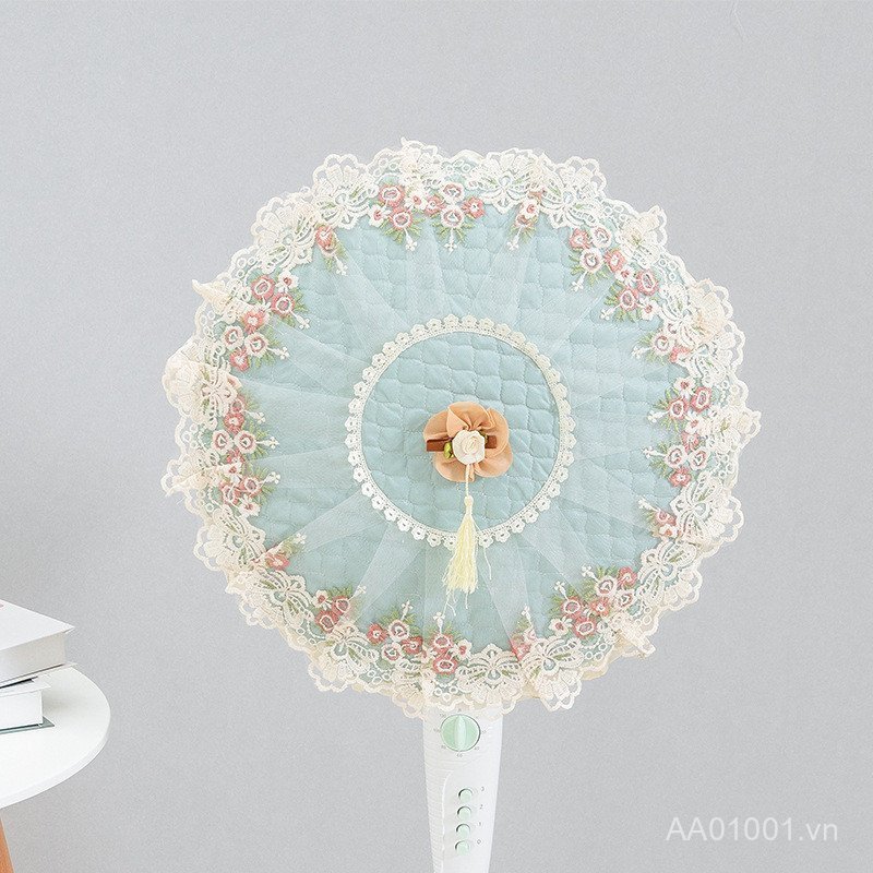 Vỏ quạt điện Vải chống bụi Vỏ quạt gia đình đứng trên sàn Bao gồm tất cả Quạt trần ren tròn Vỏ bảo vệ PQNW