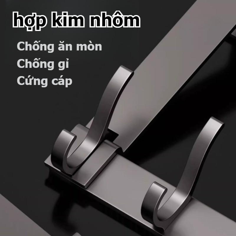 Thanh móc treo sau cánh cửa nhôm anod chống gỉ, treo cửa dễ dàng không khoan đục, Lắp đặt tiện lợi