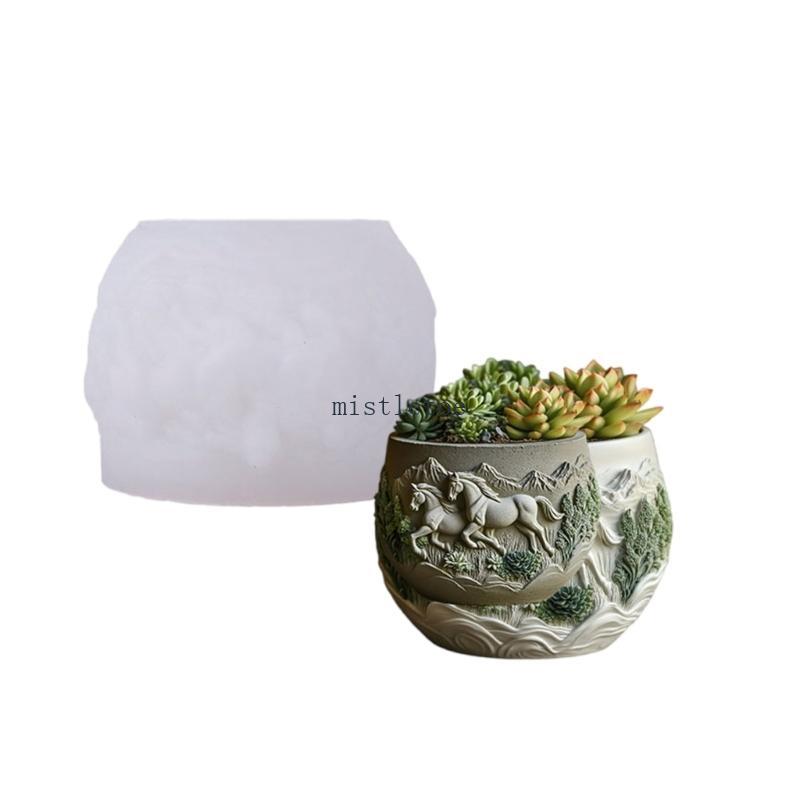 Khuôn trang sức silicon ngựa MIS cho màn hình nhựa và mọng nước thủ công
