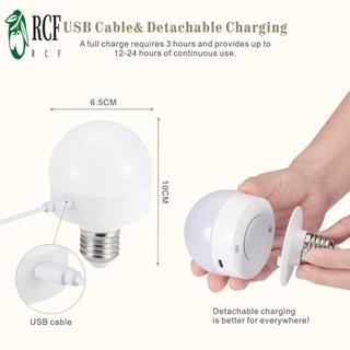 Đèn ngủ LED điều khiển từ xa - Đèn pin có thể điều chỉnh độ sáng 15 màu