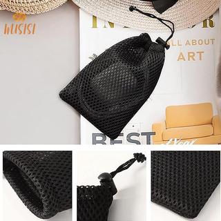 [WUSISI] 3 Túi đựng dây rút bằng lưới Nylon Túi đựng hoạt động du lịch & ngoài trời đa năng cho sản phẩm kỹ thuật số MỚI