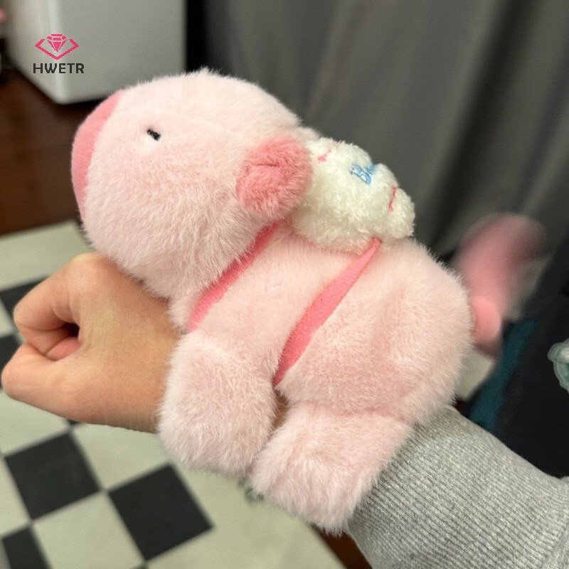 Vòng đập tay thú bông Capybara siêu đáng yêu đa năng làm vòng đeo tay, móc khóa, trang trí quà tặng