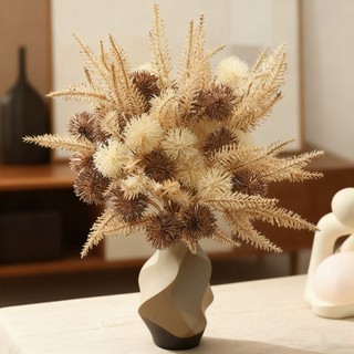 Hoa Giả Bồ Công Anh Cầu Gai Trang Trí Phòng Vintage Decor Đẹp Bó Lụa Cao Cấp Đạo Cụ Chụp Ảnh Phong Cách Hàn Quốc Màu Be Nâu Dương Xỉ Cỏ Lau Khô Sắp Xếp Đám Cưới Phụ Kiện Nội Thất Sang Trọng Quà Tặng Studio Sáng Tạo Hiện Đại Tinh Tế Thẩm Mỹ Ban Công