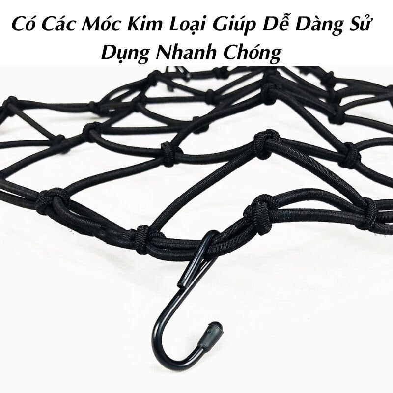 M6B Lưới Thun Ràng Đồ Moto, Xe Máy Đi Phượt Tiện Dụng MALAN