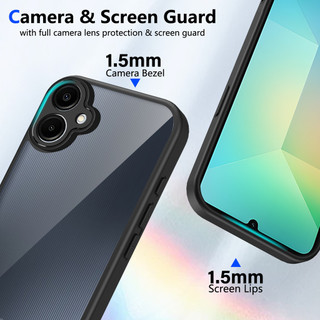 Dành cho Samsung Galaxy A06 4G / 5G / A07 Ốp điện thoại cứng trong suốt Khung silicon mềm chống rơi mỏng