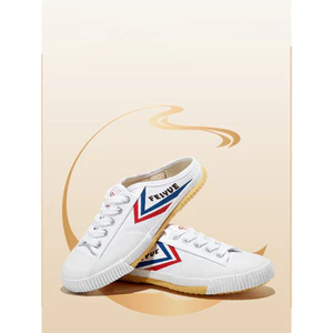 Feiyue feiyue Canvas Mùa Hè Nửa Kéo Gót Lười Xu Hướng Thường Ngày Unisex Nam Nữ Phong Cách