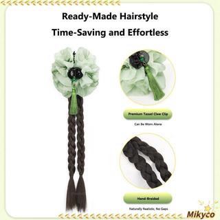 Kẹp móng vuốt tua rua và bộ tóc bện MIKYCO, phong cách Trung Quốc, phù hợp với style Hanfu dành cho nữ