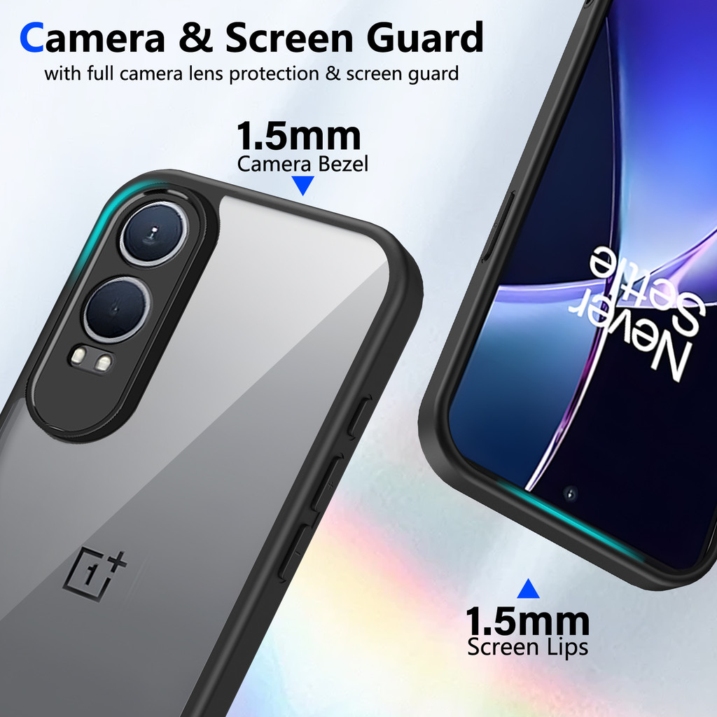 Ốp lưng OnePlus Nord CE4 Lite Vỏ 6.67 inch Model CPH2619, CPH262 Vỏ trong suốt mờ thời trang cho OnePlus Nord CE4 Lite Vỏ điện thoại