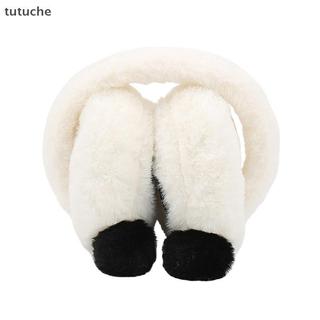 Tutu 1 Máy Làm Ấm Tai Sang Trọng Mềm Mại Mùa Đông Ấm Áp Bịt Tai Bao Tai Ngoài Trời Bảo Vệ Lạnh Bịt Tai Gấp Earflap VN
