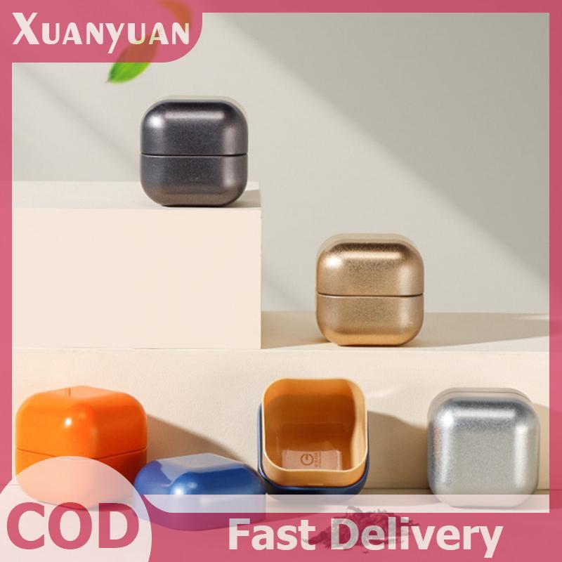 XUAN Di Động Màu Trơn Hộp Thiếc Trà Kín Lọ Bao Bì Hộp Trang Sức Kẹo Bảo Quản Nhỏ Có Thể Đồng Xu Bông Tai Tai Nghe Hộp Quà Tặng VN