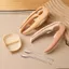FUHUIOT 4 Cái / bộ Bộ Dụng Cụ Nứt Cua, Tiết Kiệm Nỗ Lực Với Khay Cua Sheller, Dụng Cụ Hải Sản Bộ Dụng Cụ Ăn Cua Bằng Thép Không Gỉ Chuyên Nghiệp Nhà Hàng