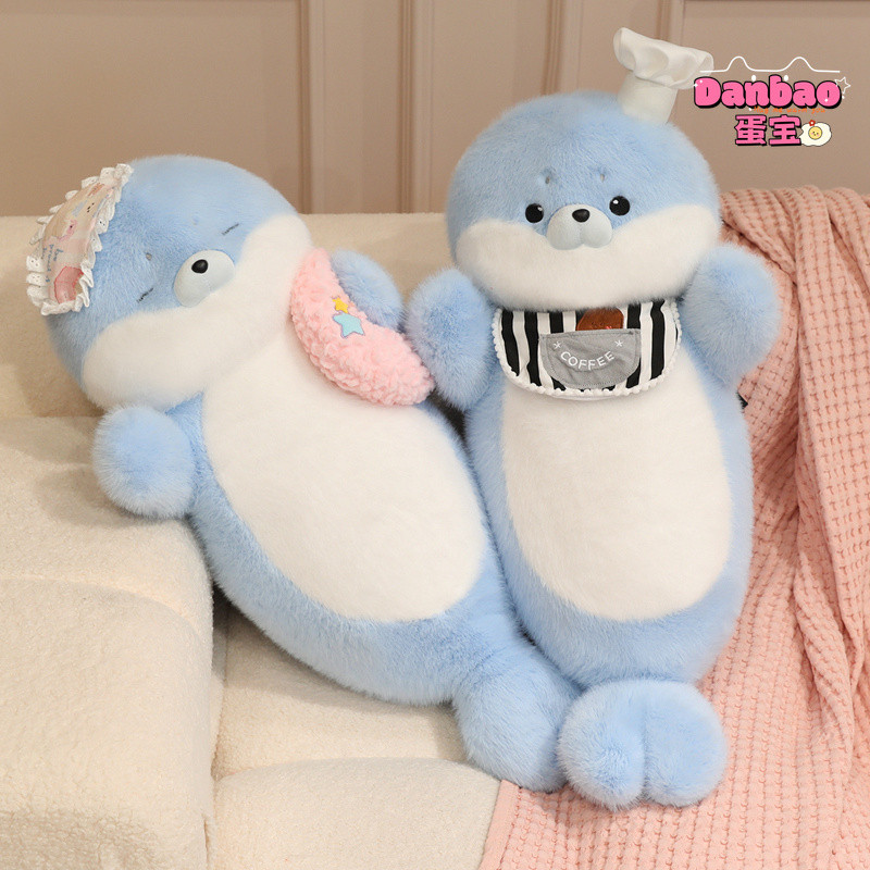 [DANBAO] Ngủ Với Bạn Blue Seal Đồ Chơi Sang Trọng Cho Bé Búp Bê Cói Dễ Thương Ngủ Với Búp Bê Chất Liệu Mềm Quà Tặng Cho Bé Gái Quà Tặng Sinh Nhật DANBAO Đồ Chơi