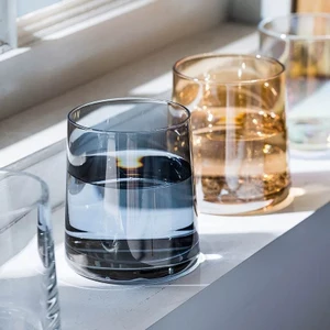 Trong Suốt Whisky Trong Suốt Giá Trị Cao Thủy Tinh Hình Thang Cốc Nước Thủy Tinh Nước súc Miệng Đơn Giản Kính B & B Khách Sạn Rượu Thủy Tinh Pha Lê