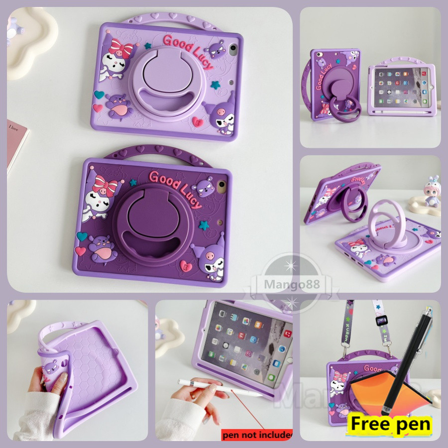 Ốp Lưng Tương Thích Cho Honor Pad 10 2025 12.1inch Dây Đeo Máy Tính Bảng Vỏ Keo Mềm Cầm Tay Trẻ Em An Toàn