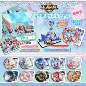 Honor of Kings / Arena of Valor 75mm Tinplate Pin Huy hiệu Hộp mù Trò chơi Hàng hóa sưu tập Trâm cài có thẻ