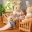 Sylvanian Families Doll【Milk Rabbit Family】 FS-47 ST Mark Certified 3 Years and Up Toy Dollhouse Sylvanian Families Epoch Co., Ltd.