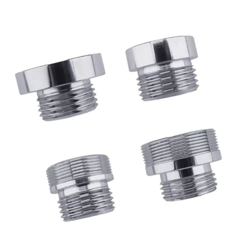 HL Nâng cấp Bộ chuyển đổi máy lọc nước đầu vòi hoa sen 4 đầu nối kim loại Vòi vào đầu nối bộ lọc vòi hoa sen cho Remova nước cứng