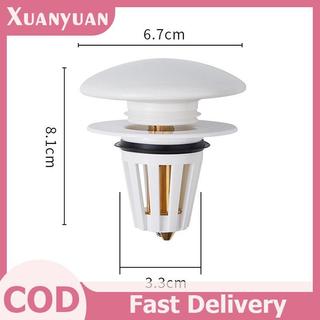 XUAN Gốm Sứ Phòng Tắm Bồn Rửa Cắm Chặn Thoát Nước Chống Mùi Phòng Tắm Bồn Rửa Thoát Nước Cắm Áp Lực Thoát Nước Lọc Đa Năng VN