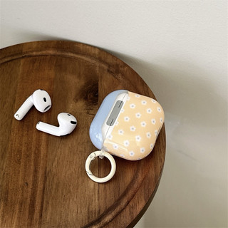 Hoa Vàng Cho Airpods4 3 Pro Pro2 pro3 Airpods1 / 2 Vỏ Bảo Vệ Tai Nghe AirPods Vỏ Bảo Vệ Tai Nghe Bluetooth