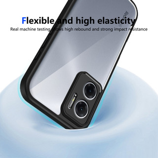 Dành cho Redmi 10 5G / Note 11E / 11 Prime 5G Ốp điện thoại cứng trong suốt Khung silicon mềm Chống rơi Vỏ mỏng chống sốc