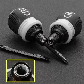 CR-V Tua Vít Trợ Lực Đảo Chiều Có Nam Châm Chất Liệu Thép CR-V Bền Bỉ với 6 Đầu Vít Đa Năng