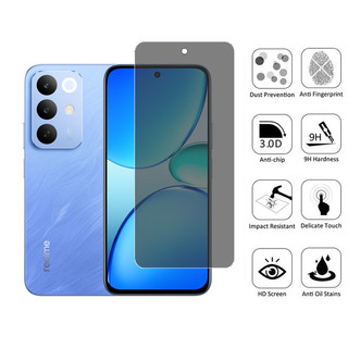 Realme C85 Pro 1-2 Chiếc Kính Cường Lực Chống peeping Bảo Vệ Màn Hình Riêng Tư Cho Realme C75 C75x C71 C63 C65 C67 C55 C53 C71 4G 5G Phim Chống Gián Điệp