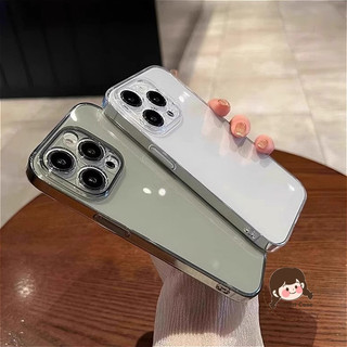 Ốp Điện Thoại Trong Suốt Cho Xiaomi 15 15S 14 14T 13 12 12S 12T Mi 11 11X 10 10T 9 9T Pro Ultra Lite NE 12X 10S 10i 5G Đơn Giản Trong Suốt Đen Xám Chống Bụi Bẩn Bé Trai Bé Gái Vỏ