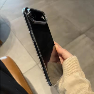 [JLK] Vỏ nhựa cứng trong suốt cứng sang trọng cho iPhone 17 Air 16 15 14 Plus 13 12 Pro Max Vỏ bóng siêu mỏng trong suốt