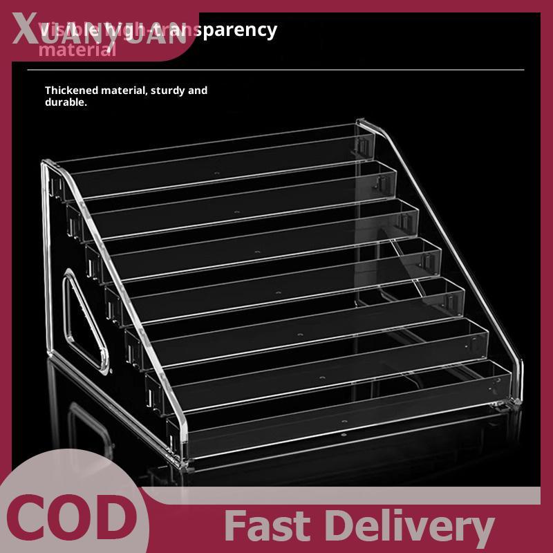 XUAN Acrylic Trong Suốt Nhiều Lớp Sơn Móng Tay Màn Hình Đứng Son Môi Hộp Bảo Quản Nhựa Nail Salon Mỹ Phẩm Để Bàn Giá Trưng Bày VN
