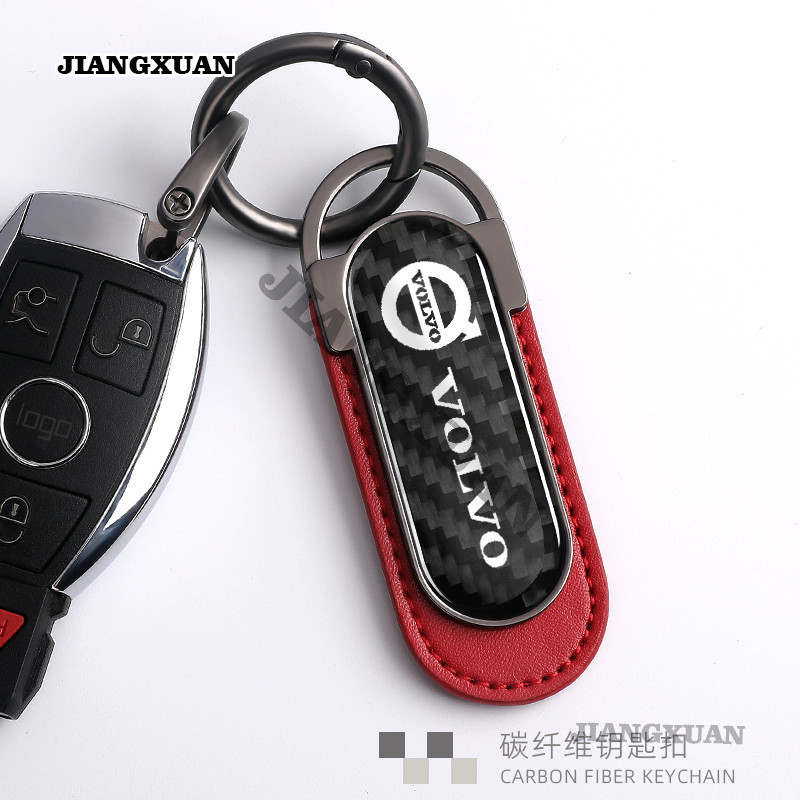 Xe Volvo Sợi Carbon Móc Khóa Xe Máy Sáng Tạo Móc Khóa Xe Tải 940 S80 XC60 S40 XC40 XC90 S60 850 S90 240 V40 S70 V50 740 XC40 V70 FM FM 12
