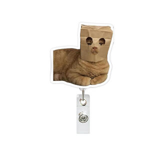Nhỏ Gọn Acrylic Huy Hiệu Cuộn Bền Có Thể Thu Vào Thẻ Tên Playful Phong Cách Ngộ nghĩnh Huy Hiệu Dành Cho Giáo Viên Triển Lãm Bác Sĩ