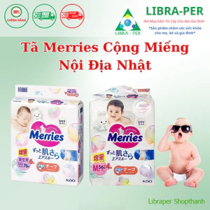 Tã/Bỉm Merries Nội Địa Nhật (Dán & Quần) – Êm Ái, Siêu Thoáng Khí, Ngừa Hăm Hiệu Quả Cho Bé Nhạy Cảm