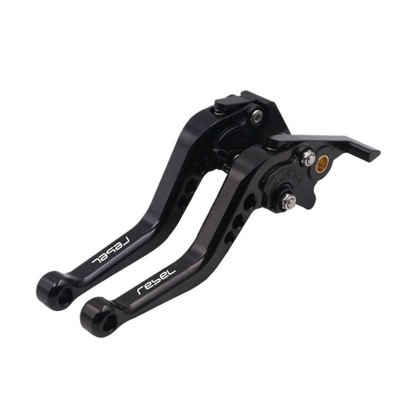 Dành cho XE HONDA REBEL 300 500 2017-2022 sửa đổi hợp kim nhôm CNC 6 giai đoạn có thể điều chỉnh phanh ngắn đòn bẩy ly hợp đòn bẩy