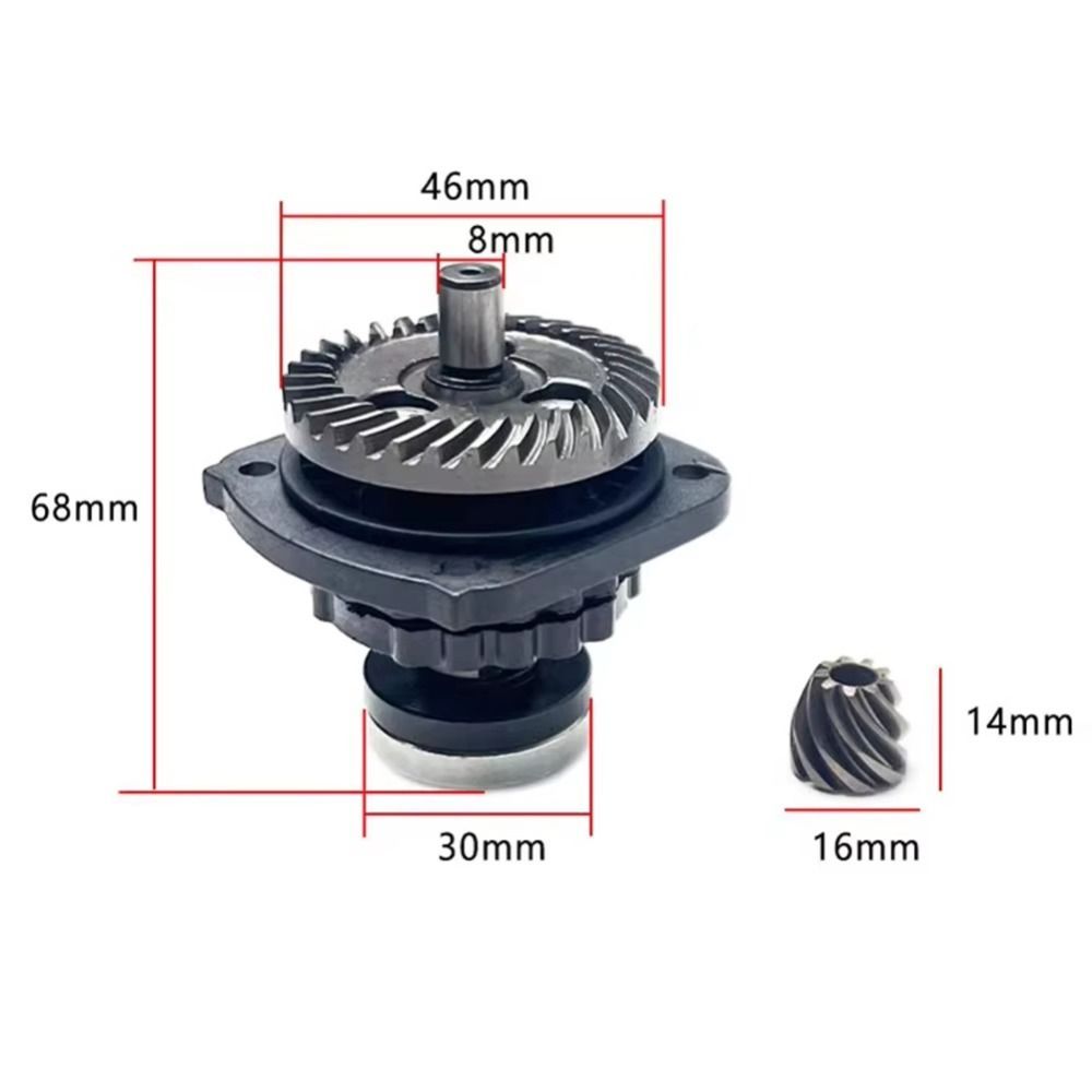SAIA Gear Assembly, Bộ bánh răng mài góc kim loại phay kim loại, Phụ kiện công cụ điện có độ tin cậy cao cho máy mài góc BOSCH 6-100 FF03-100A