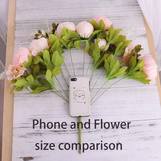 Bó Hoa Mẫu Đơn Lụa 13 Đầu Trang Trí Nhà Cửa Đám Cưới Cao Cấp Giả Như Thật Vintage Decor Phòng Khách Thẩm Mỹ Bắc Âu Phụ Kiện Chụp Ảnh Tiệc Sang Trọng Nội Thất DIY Bình Cắm Lớn Đẹp Hiện Đại Retro Studio Backdrop Văn Phòng Shop Cafe Sân Khấu Quà Tặng