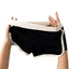 Men's Ribbed Boxer Briefs Soft Breathable Underwear Elastic Waistband