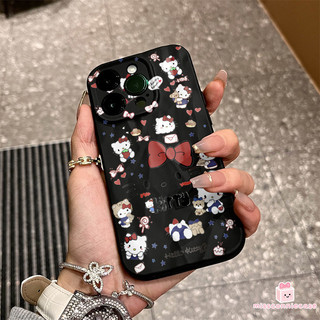 Ốp Lưng Cho Iphone 11 16 12 13 14 17 15 Pro Max 16 7 8 15 14 Plus SE Shine Star Dễ Thương HelloKitty Trái Tim Tình Yêu Không Đều Nếp Nhăn Matte Cover
