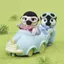Sylvanian Families Doll and Furniture Set 【Penguin Baby Cart】 DF-23 ST Mark Certified, for Ages 3 and Up, Toy Dollhouse, EPOCH Corporation.