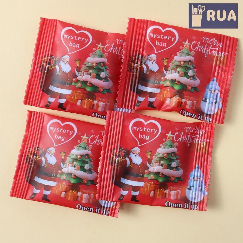 RUA 10 Chiếc Giáng Sinh Bất Ngờ Mù Túi Động Vật Dạ Quang Nấm Các Bức Tượng Nhỏ Bí Ẩn Túi Cho Chậu Nhà Búp Bê Trang Trí Mới