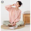 Áo len Cardigan cổ tròn 100% cotton và Bộ đồ ngủ dài màu sắc đa dạng dành cho nữ