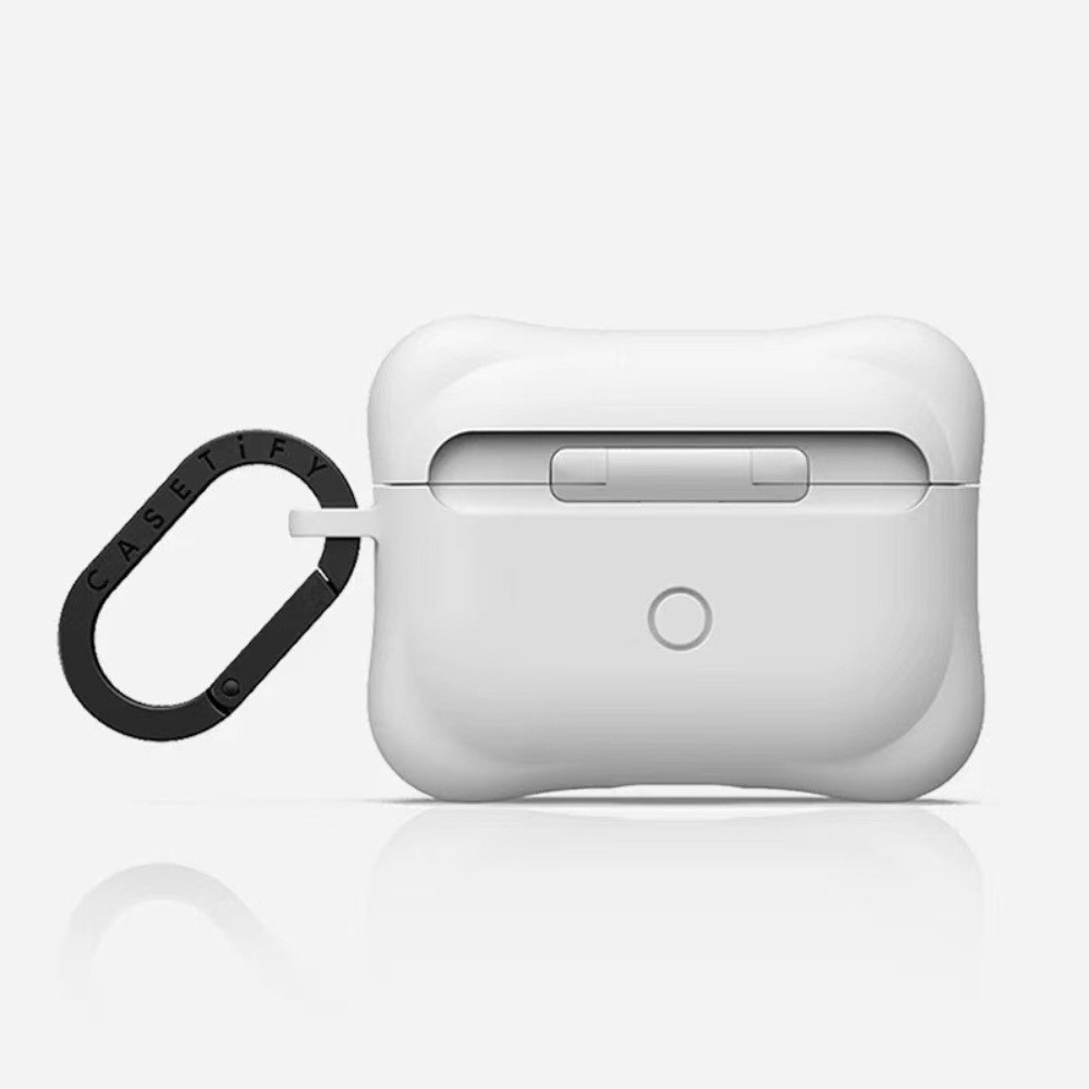 Sóng gợn sóng có móc khóa Vỏ silicon cho AirPods Pro3 Pro2 Pro/4 3 Vỏ bảo vệ siêu chống sốc