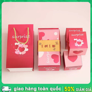 Hộp quà mở bất ngờ - Cơ chế bật, tạo giây phút khó quên, phù hợp mọi dịp，hộp đựng quà，bật nhảy bất ngờ
