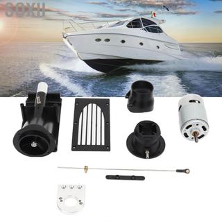 soxii Huleo 40mm RC Thuyền Máy bơm phản lực Thruster DIY Môi trường chèo thuyền tốt Nước với động cơ chải 775 cho tàu thủy (Màu đen)