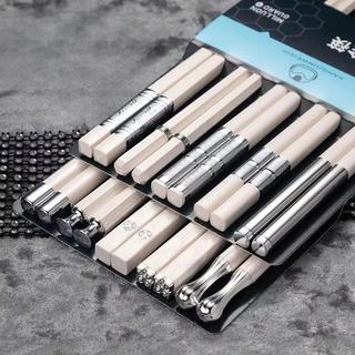 ￼Set 5-10 đôi đũa ăn cơm cao cấp, đũa sợi thuỷ tinh kháng khuẩn chống mốc chịu nhiệt cao mạ bác sang trọng