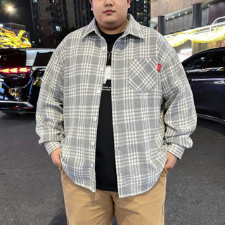 Áo sơ mi nam oversize 8XL-9XL kẻ sọc phong cách Nhật bản