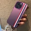 ốp lưng iphone Các đường kẻ xanh trắng đỏ Cho Iphone 17 Iphone 7 xs xr 11 12 13 14 15 16 Pro Max Plus