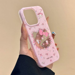 Vỏ Bling Lấp Lánh Hàn Quốc Dễ Thương Cho iPhone 11 16 15 14 13 12 Pro Xs Max XR X 7 8 Plus Ốp Lưng TPU Mềm Ốp Lưng Điện Thoại Vỏ Bảo Vệ HD Clear Cover