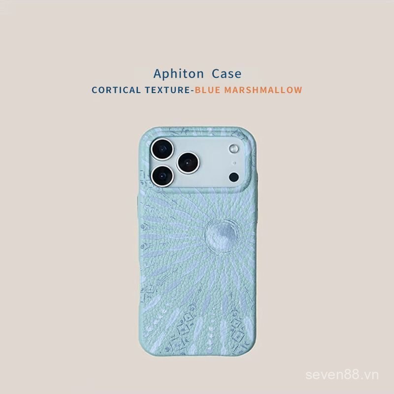 Ốp Điện Thoại Thích Hợp Cho iPhone 11 12 13 14 15 16 17 Pro max Plus Air Blue Sun Totem Vỏ Bảo Vệ Chống Sốc Bao Gồm Tất Cả XN26